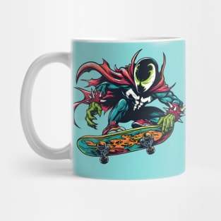 Revel in Rebellion: Whimsical Anti-Hero Skateboard Art Prints for an Edgy and Modern Ride! Mug